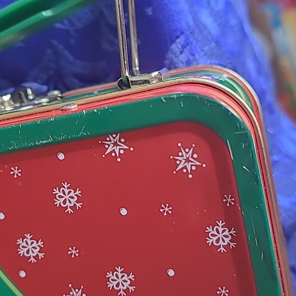RARE Powerpuff Girls Christmas 🎄 Collectible Retro Mini Tin Lunch Box! - Picture 9 of 17